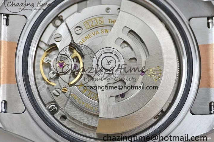 EWF SS Dial RG Yacht-Master Brown RG Bracelet 1:1 Edition Best on 126621 SS A3235 0409